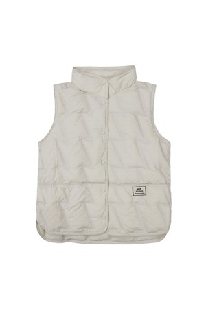 덕다운 경량 패딩 베스트 CREAM