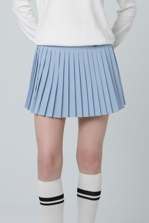 스위티 플리츠 스커트 L.BLUE