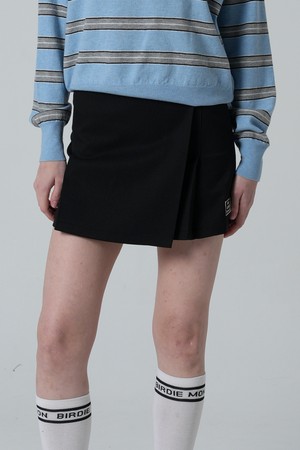 디나미제 랩 골프 스커트 BLACK