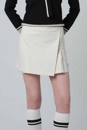 디나미제 랩 골프 스커트 CREAM