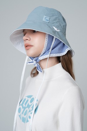 리버시블 윈드 버킷햇 L.BLUE