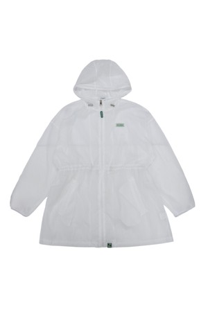 UV케어 방풍 스트링 하프점퍼 WHITE
