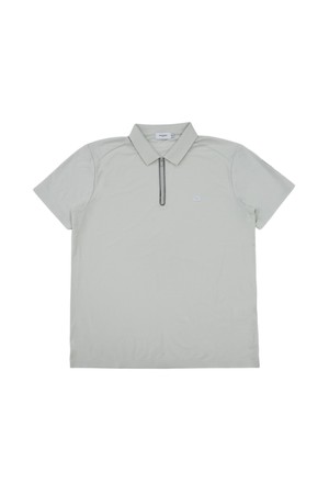 MEN`S 에어리핏 반집업 숏슬리브 POWDER GREEN