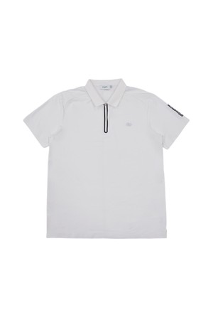 MEN`S 에어리핏 반집업 숏슬리브 WHITE