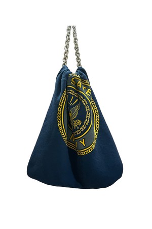 orleans re work original navy sweatshirt bag