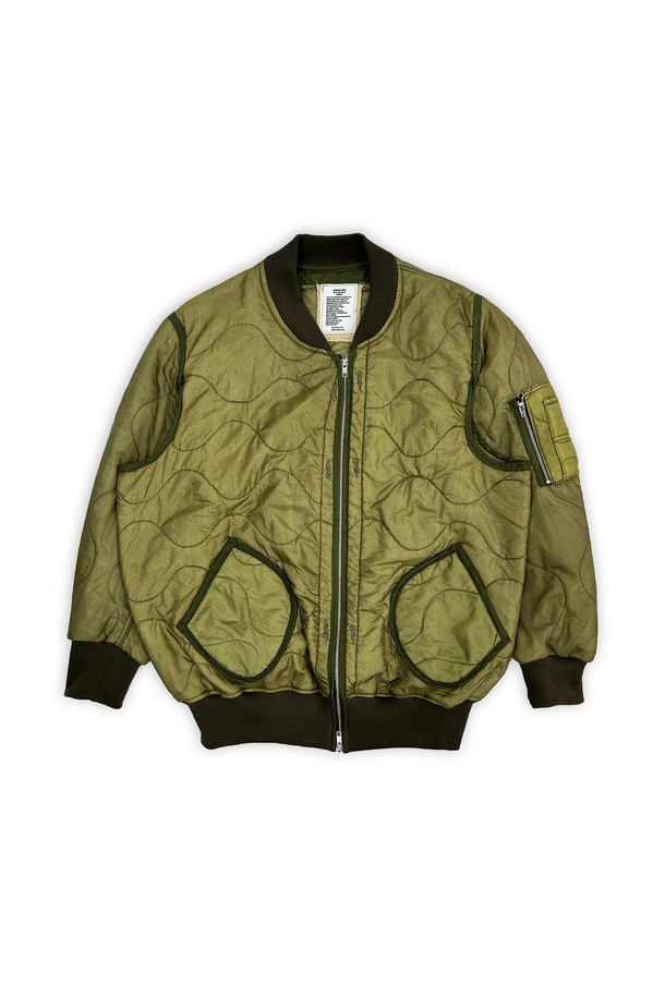 orleans store - 자켓 - orleans quilted ma-1 jacket