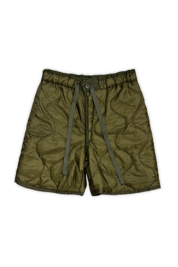 orleans store - 하프팬츠 - orleans re work quilted shorts