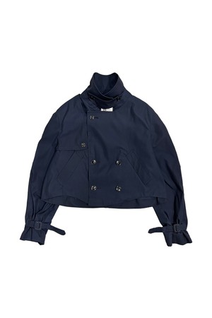 orleans re work trench crop jacket