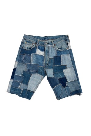 levis patchwork shorts