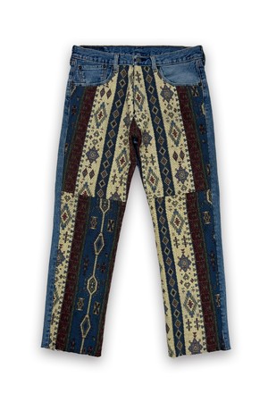 [ONE OF KIND] orleans re work quilt pants