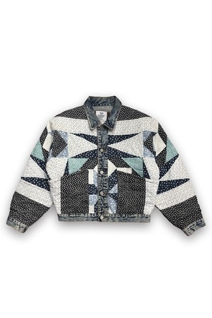 [ONE OF KIND] orleans re work quilt jacket