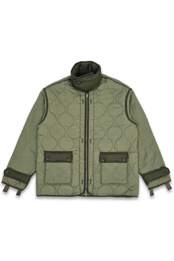 orleans store - 다운/패딩 - orleans neck collar quilted jacket