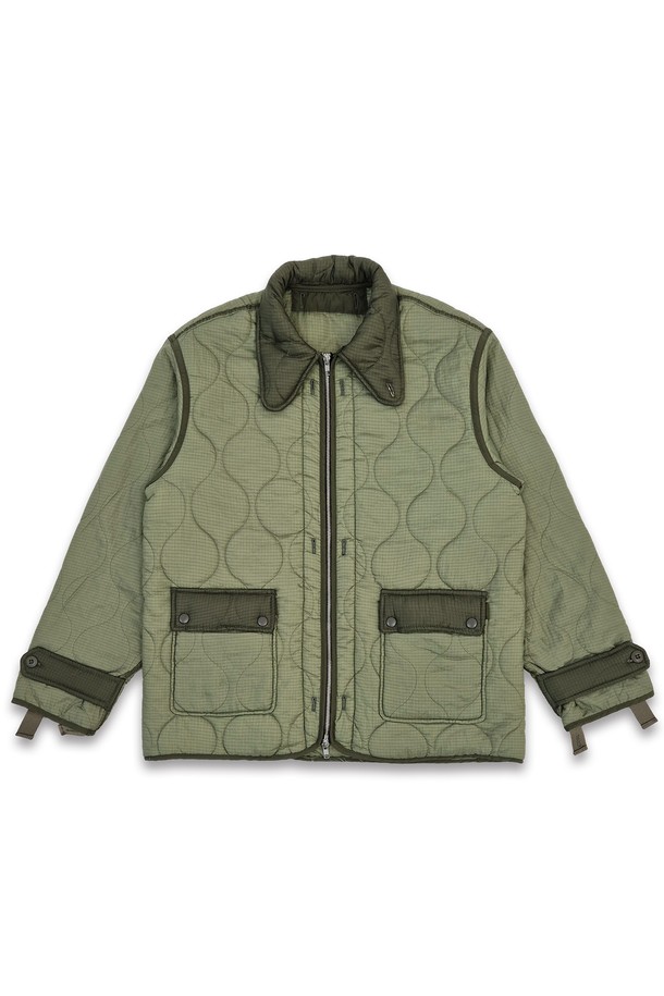 orleans store - 다운/패딩 - orleans neck collar quilted jacket