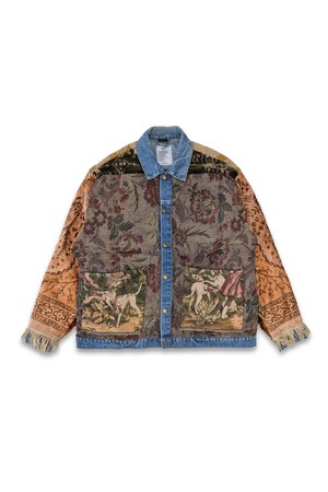 orleans re work quilt denim jacket