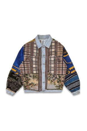 orleans re work quilt denim jacket