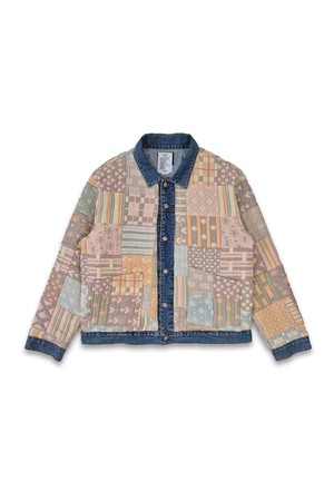 orleans re work quilt denim jacket