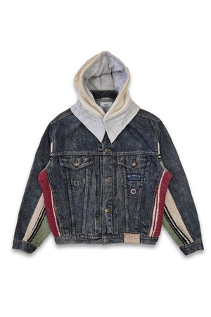 orleans re work quilt denim jacket