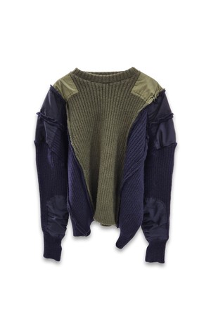 orleans re work fisherman knit