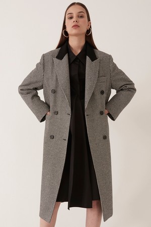 Peaked Lapel Long Jacket 피크드 라펠 롱 자켓