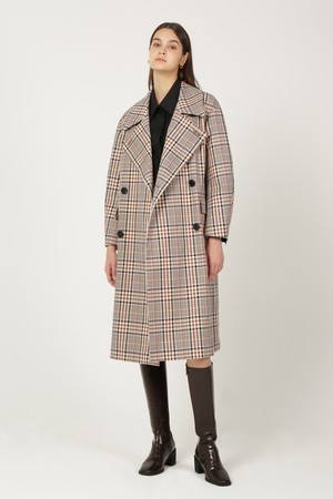 Oversized Check Trench Coat 오버사이즈 체크 트렌치코트