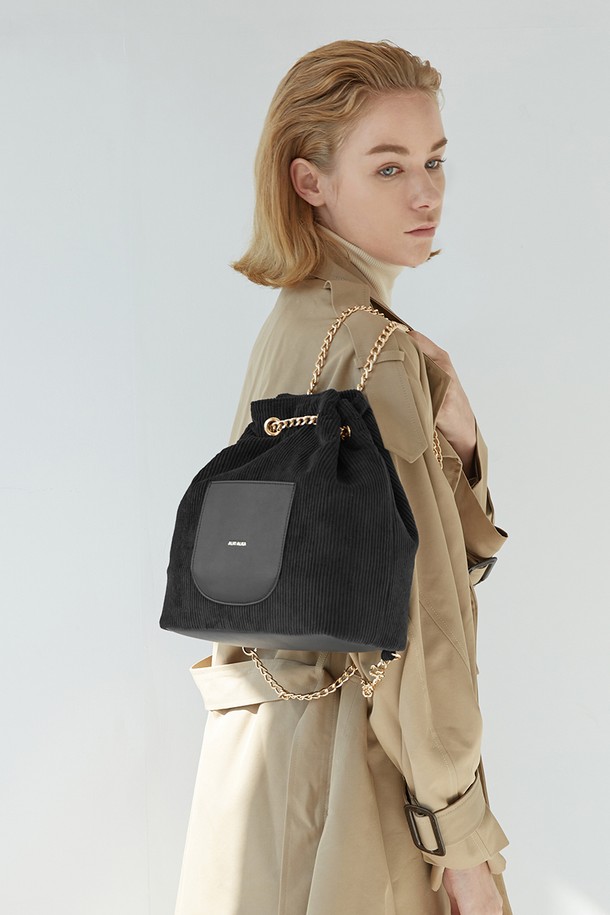 ALKI ALKA - 백팩 - Cordu Bag (Black)