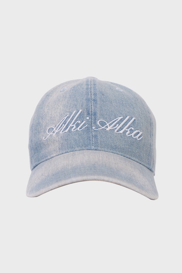 ALKI ALKA - 모자 - Logo Ball Cap (Denim)