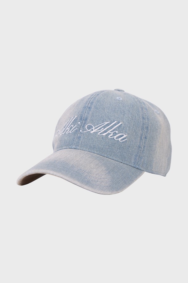 ALKI ALKA - 모자 - Logo Ball Cap (Denim)