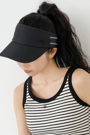 에센셜 리본 선바이저 BK