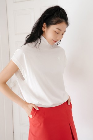 드롭 숄더 베스트 WH