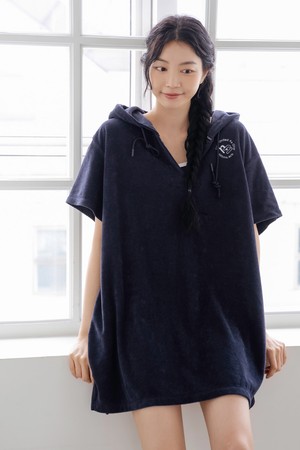 테리 후드 원피스 NY