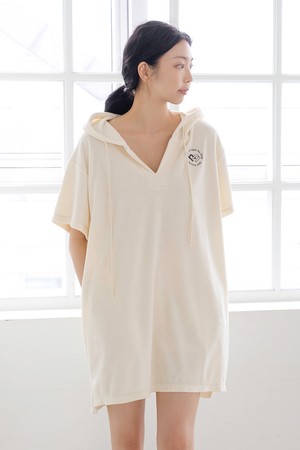 테리 후드 원피스 IV