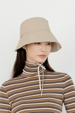 투톤 버킷햇 BG_BEIGE-a
