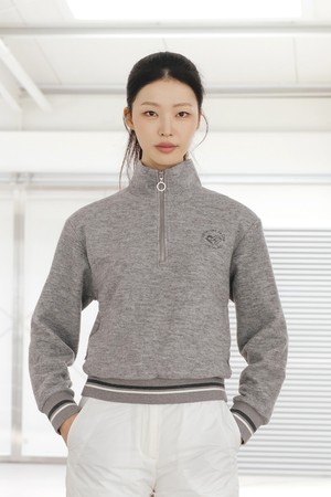 방풍 하프 집업 풀오버 L/GR