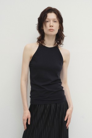 홀터넥 슬리브리스 (4컬러)