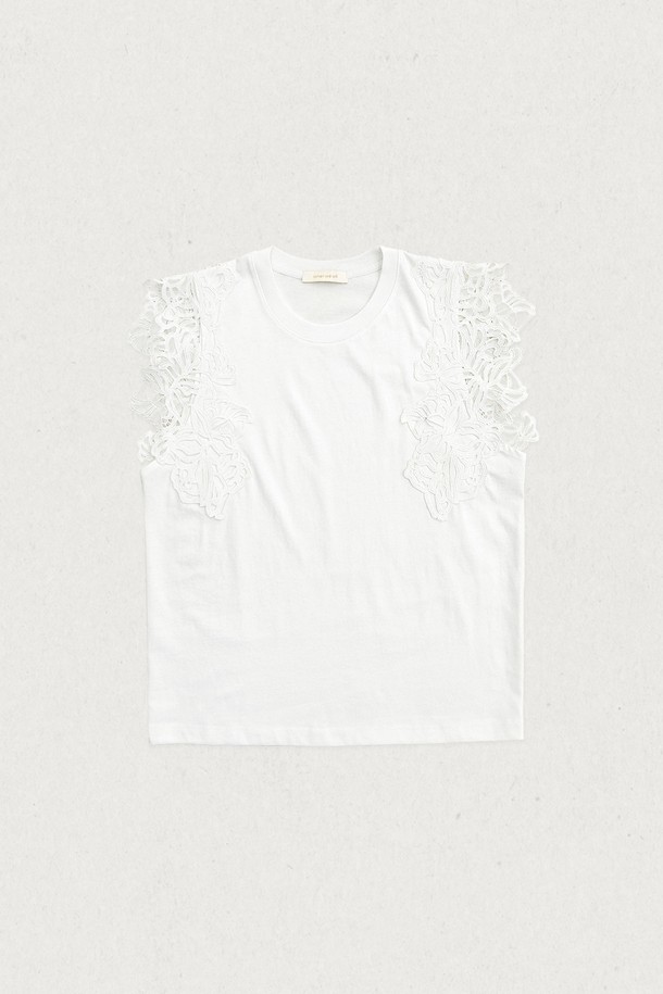 WHEN WE WILL - 반소매 티셔츠 - 더블 레이스 티 (3컬러)