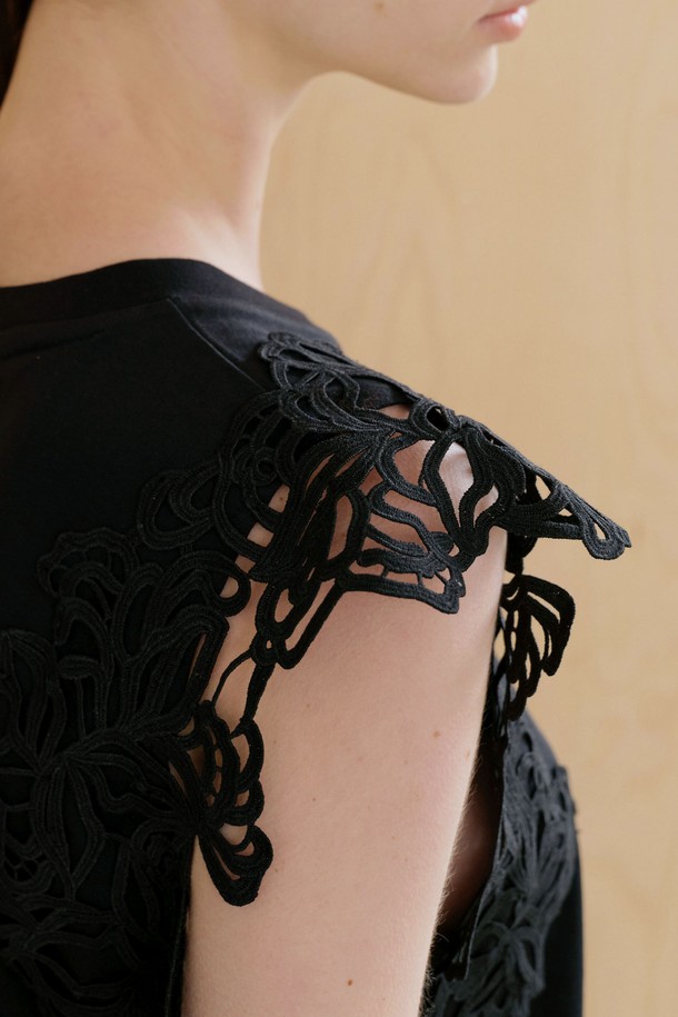 WHEN WE WILL - 반소매 티셔츠 - 더블 레이스 티 (3컬러)