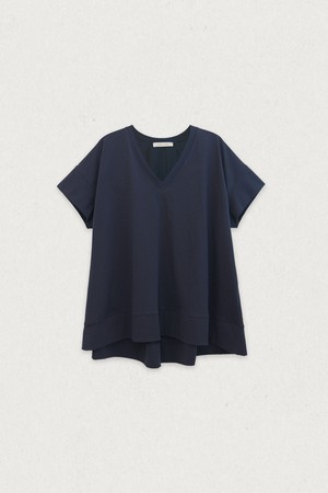 로어 브이넥 티셔츠 (3컬러)