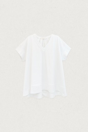 로어 브이넥 티셔츠 (3컬러)