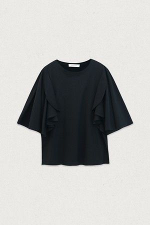 더블 프릴 티셔츠 (3컬러)