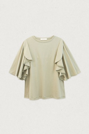 더블 프릴 티셔츠 (3컬러)