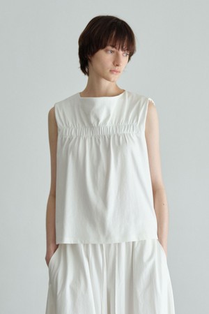 요크 밴딩 슬리브리스 (2컬러)