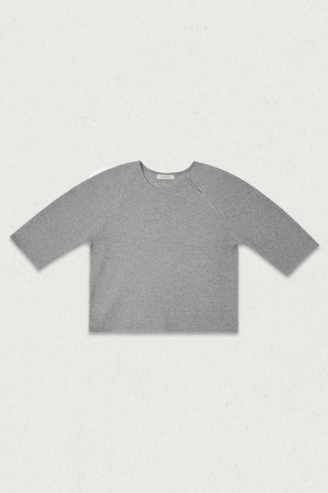 더블 스티치 스웨트 셔츠