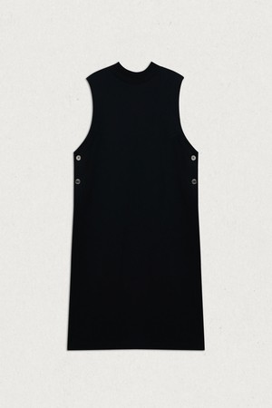 댄 슬릿 버튼 롱 베스트 (2컬러)