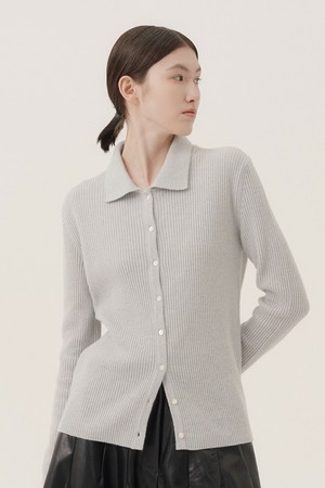 애드 울캐시 골지 가디건 (2컬러)