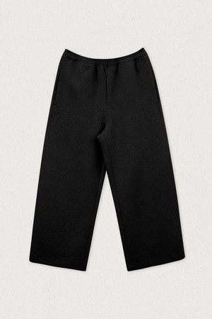 코어 쿠션 와이드 밴딩 팬츠