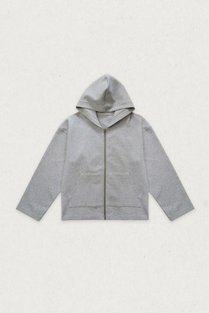 쿠션 오버핏 후드 집업