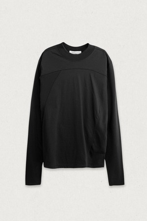 세비아 절개 긴팔 티셔츠