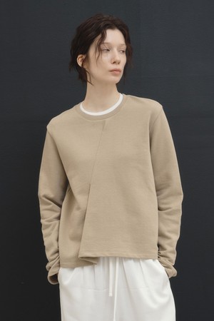 프론트 핀턱 풀오버