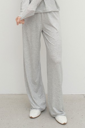 텐셀 밴딩 일자 팬츠