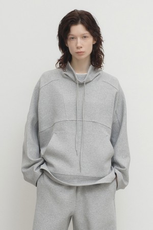 하이넥 쿠션 아노락 스웻셔츠